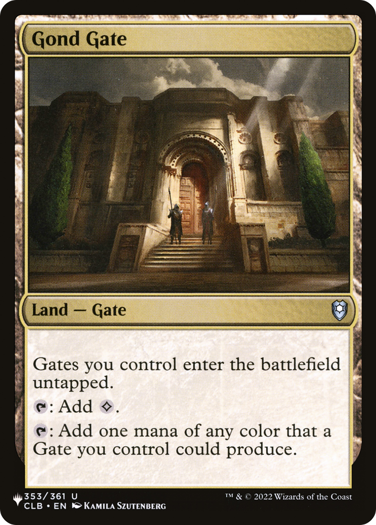 Gond Gate [The List]