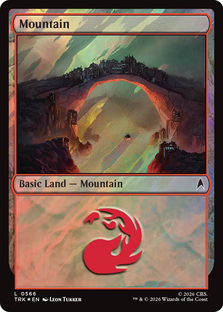 Mountain (0566) (Surge Foil) [Star Trek Commander]