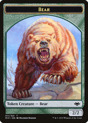 Bird (003) // Bear (011) Double-Sided Token [Modern Horizons Tokens]