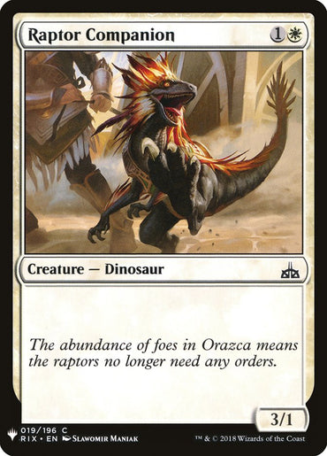 Raptor Companion [Mystery Booster]