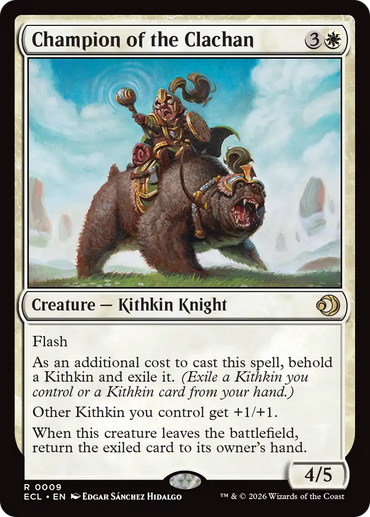 Champion of the Clachan [Lorwyn Eclipsed]