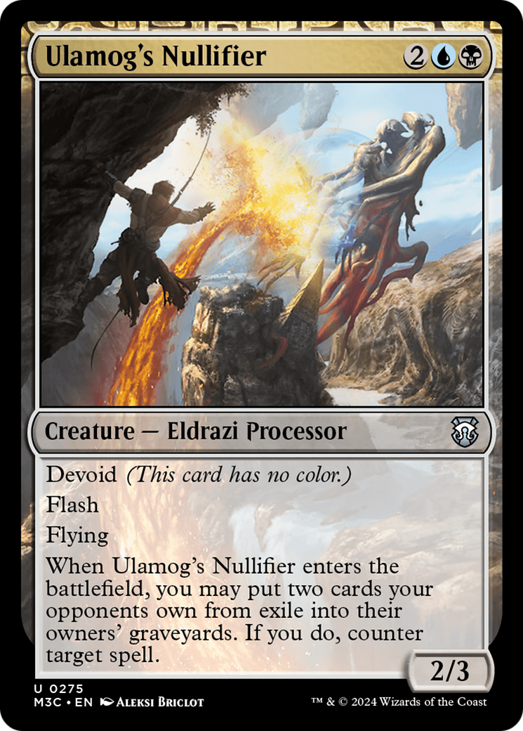 Ulamog's Nullifier (Ripple Foil) [Modern Horizons 3 Commander]