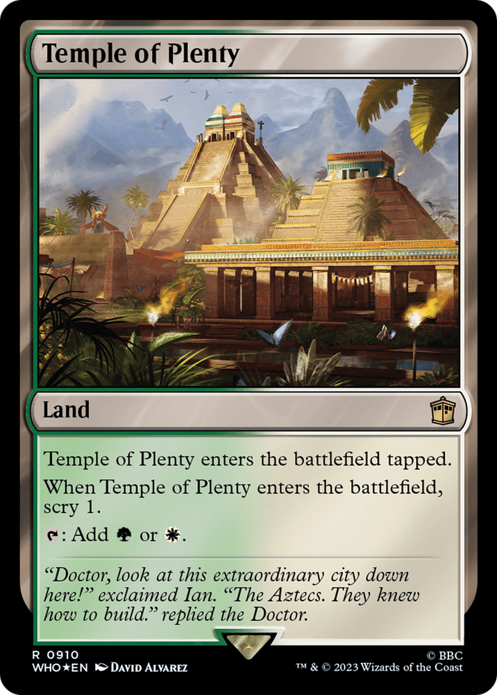 Temple of Plenty (Surge Foil) [Doctor Who]