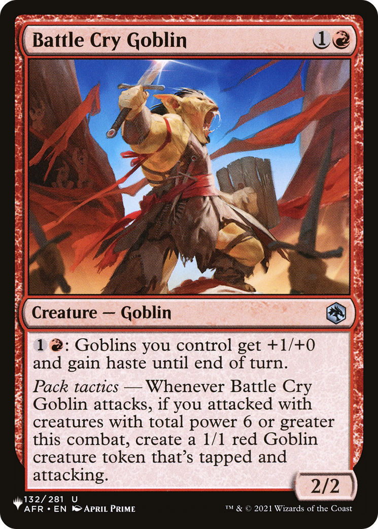 Battle Cry Goblin [The List]