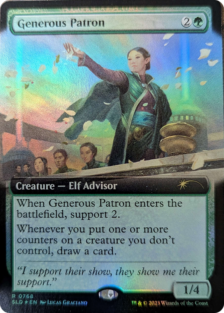 Generous Patron (Extended Art) [Secret Lair Drop Series]