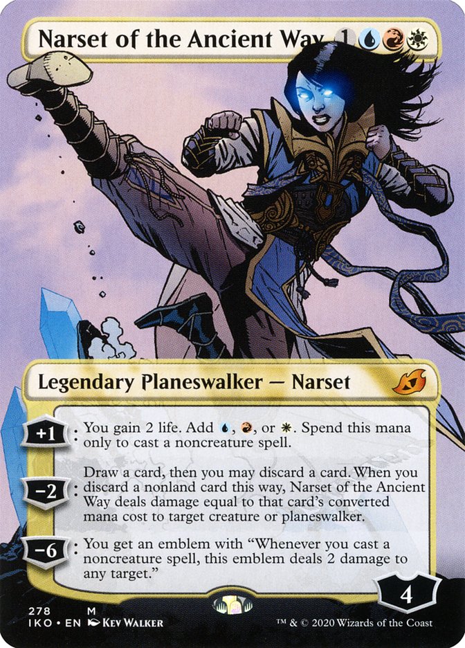 Narset of the Ancient Way (Borderless) [Ikoria: Lair of Behemoths]