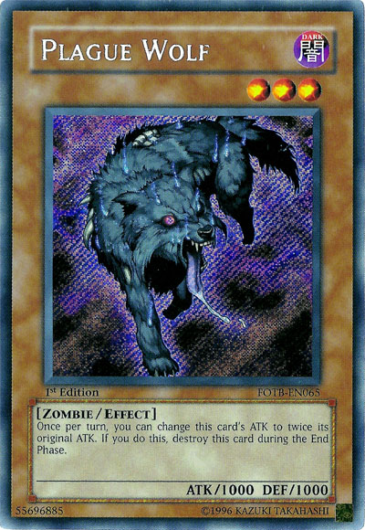 Plague Wolf [FOTB-EN065] Secret Rare