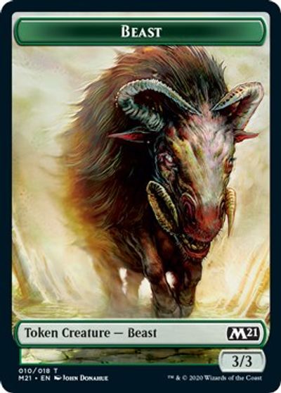 Beast // Insect Double-sided Token [Challenger Decks 2021 Tokens]