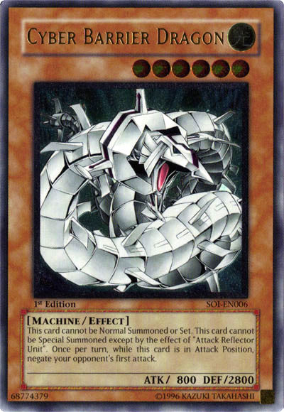 Cyber Barrier Dragon (UTR) [SOI-EN006] Ultimate Rare