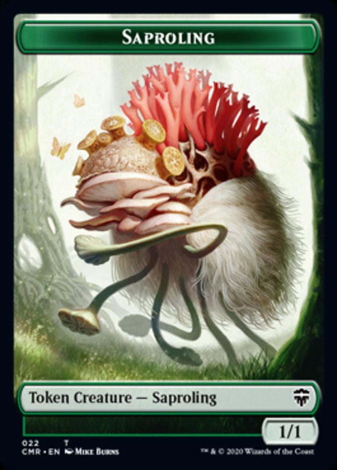 Illusion // Saproling Token [Commander Legends Tokens]