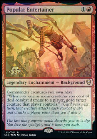 Popular Entertainer [Commander Legends: Battle for Baldur's Gate Prerelease Promos]