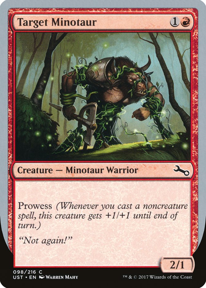 Target Minotaur (Vine Art) [Unstable]