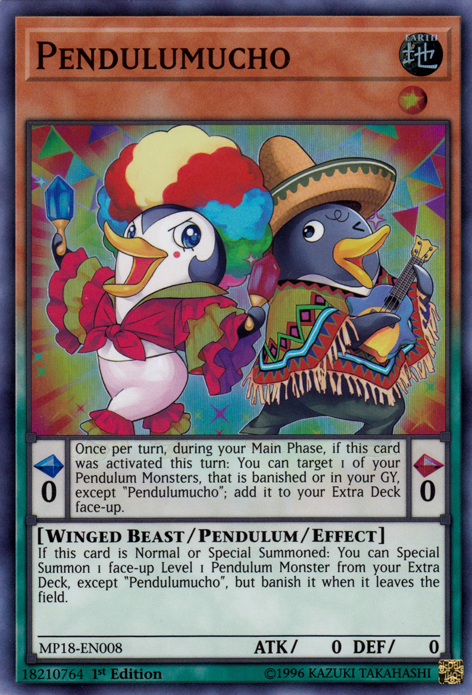 Pendulumucho [MP18-EN008] Super Rare