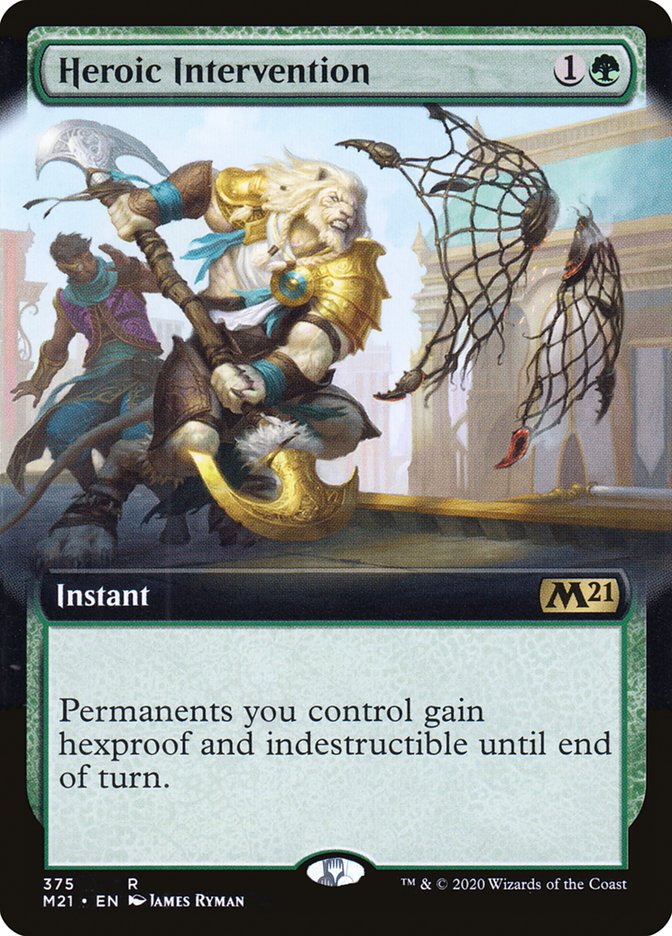 Heroic Intervention (Extended Art) [Core Set 2021]