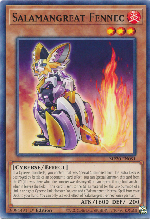 Salamangreat Fennec [MP20-EN051] Common