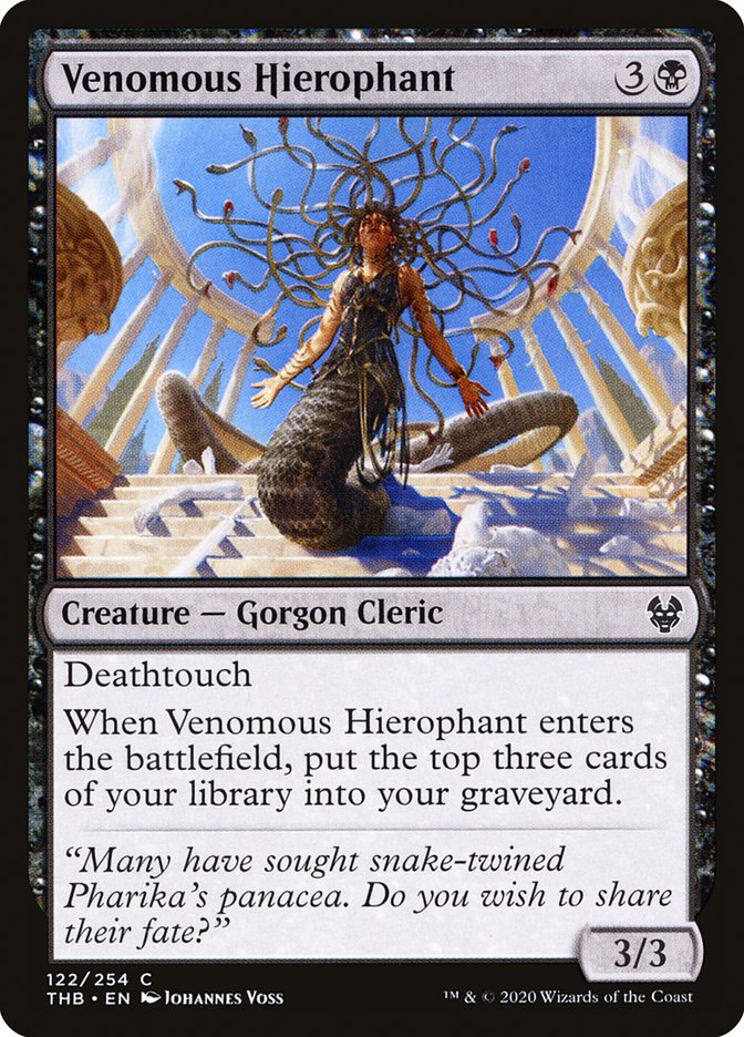 Venomous Hierophant [Theros Beyond Death]