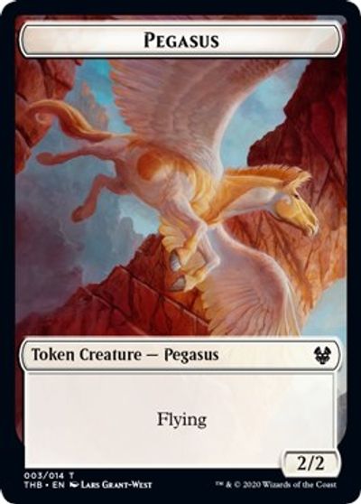 Illusion // Pegasus Double-sided Token [Challenger Decks 2021 Tokens]