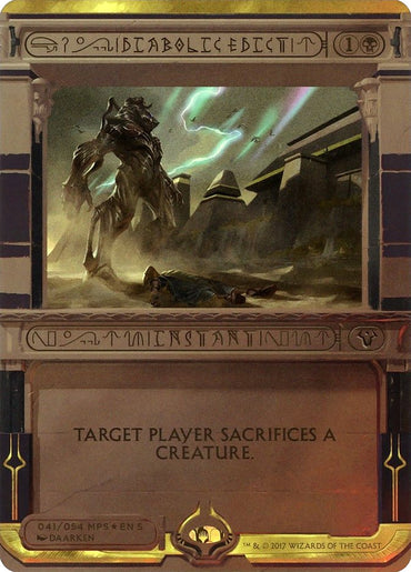 Diabolic Edict (Invocation) [Amonkhet Invocations]