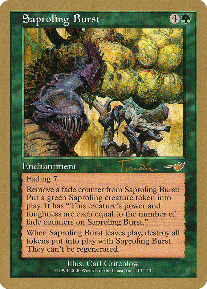 Saproling Burst (Jan Tomcani) [World Championship Decks 2001]