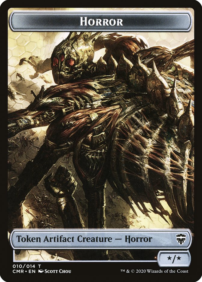 Horror // Thrull Token [Commander Legends Tokens]