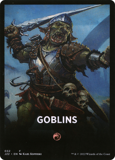 Goblins Theme Card [Jumpstart 2022 Front Cards]