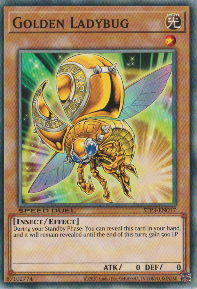 Golden Ladybug [STP3-EN017] Common