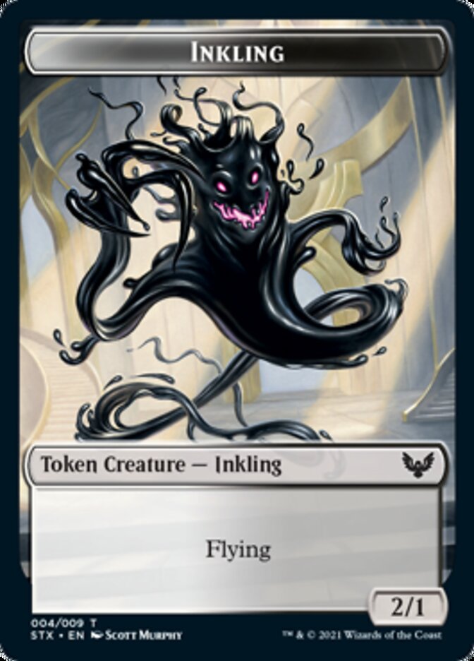 Inkling // Treasure Token [Strixhaven: School of Mages Tokens]