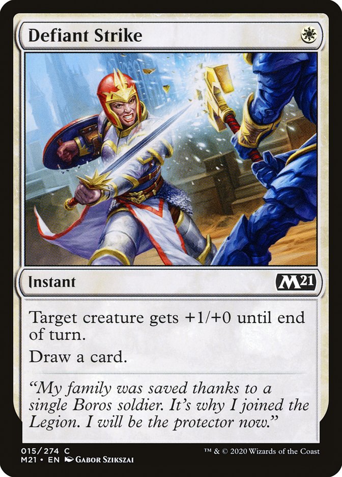 Defiant Strike [Core Set 2021]