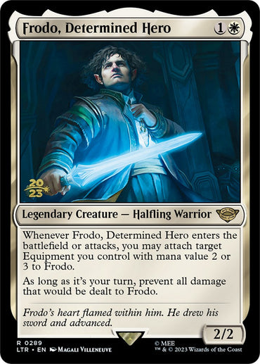 Frodo, Determined Hero [The Lord of the Rings: Tales of Middle-Earth Prerelease Promos]