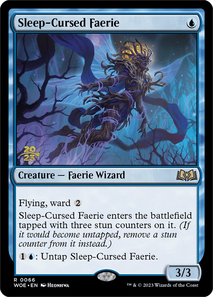 Sleep-Cursed Faerie [Wilds of Eldraine Prerelease Promos]