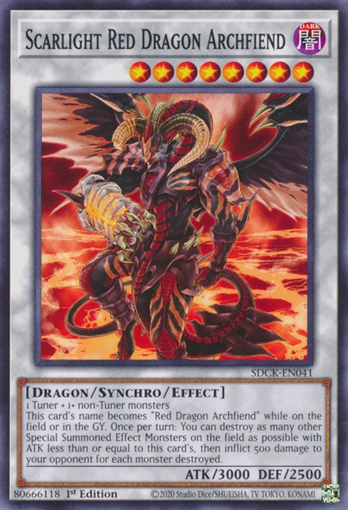 Scarlight Red Dragon Archfiend [SDCK-EN041] Common