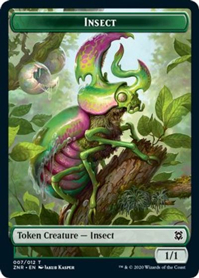 Beast // Insect Double-sided Token [Challenger Decks 2021 Tokens]