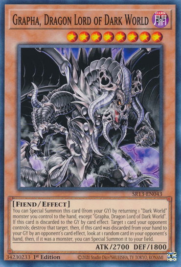 Grapha, Dragon Lord of Dark World [SR13-EN043] Common