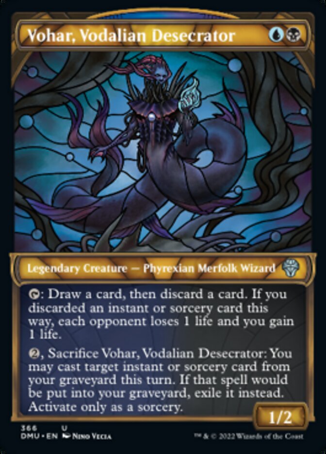 Vohar, Vodalian Desecrator (Showcase Textured) [Dominaria United]