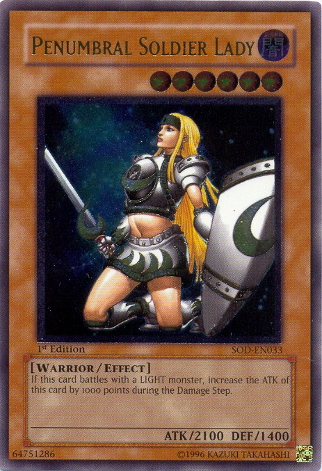 Penumbral Soldier Lady [SOD-EN033] Ultimate Rare