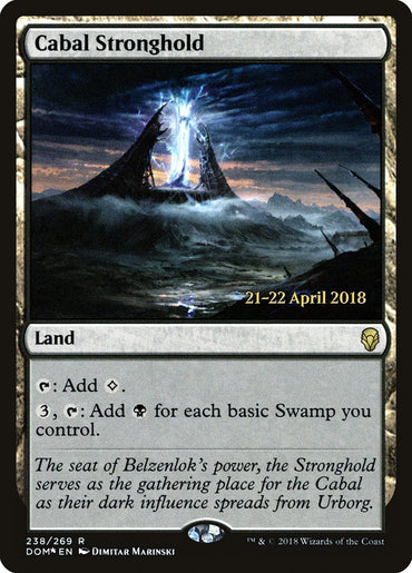 Cabal Stronghold [Dominaria Prerelease Promos]