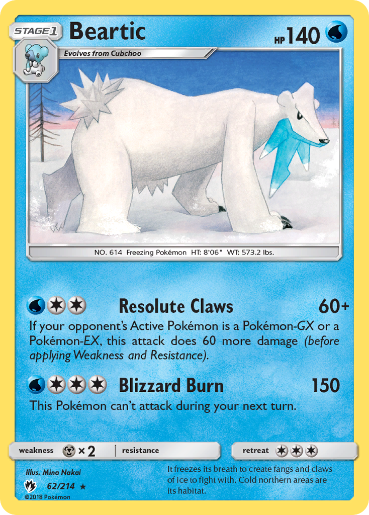 Beartic (62/214) [Sun & Moon: Lost Thunder]