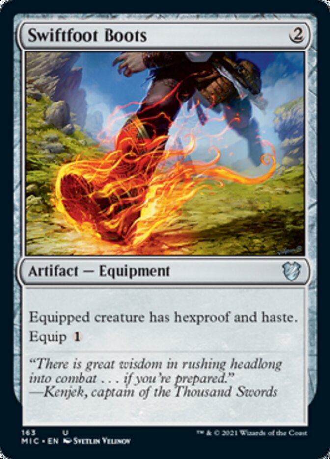 Swiftfoot Boots [Innistrad: Midnight Hunt Commander]