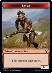 Satyr // Spider Double-sided Token [Theros Beyond Death Tokens]