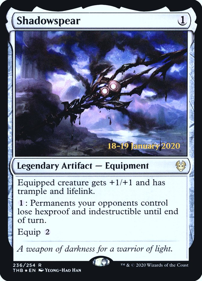 Shadowspear [Theros Beyond Death Prerelease Promos]