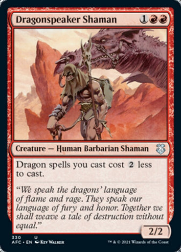 Dragonspeaker Shaman [Dungeons & Dragons: Adventures in the Forgotten Realms Commander]