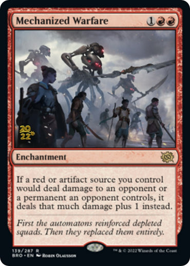 Mechanized Warfare [The Brothers' War: Prerelease Promos]