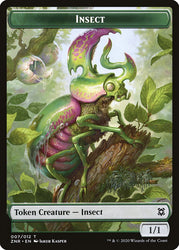 Drake // Insect Double-sided Token [Zendikar Rising Tokens]