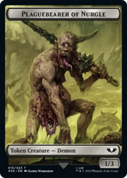 Spawn // Plaguebearer of Nurgle [Universes Beyond: Warhammer 40,000 Tokens]