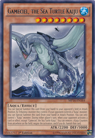 Gameciel, the Sea Turtle Kaiju [MP16-EN164] Rare