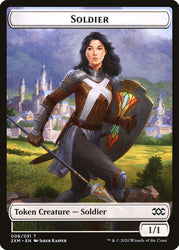 Servo // Soldier Double-sided Token [Double Masters Tokens]