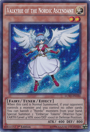 Valkyrie of the Nordic Ascendant [LC5D-EN184] Secret Rare