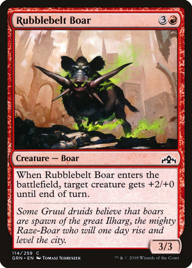 Rubblebelt Boar [Guilds of Ravnica]