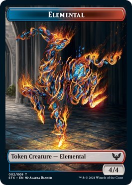 Elemental // Pest Token [Strixhaven: School of Mages Tokens]