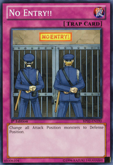 No Entry!! [BP02-EN190] Mosaic Rare